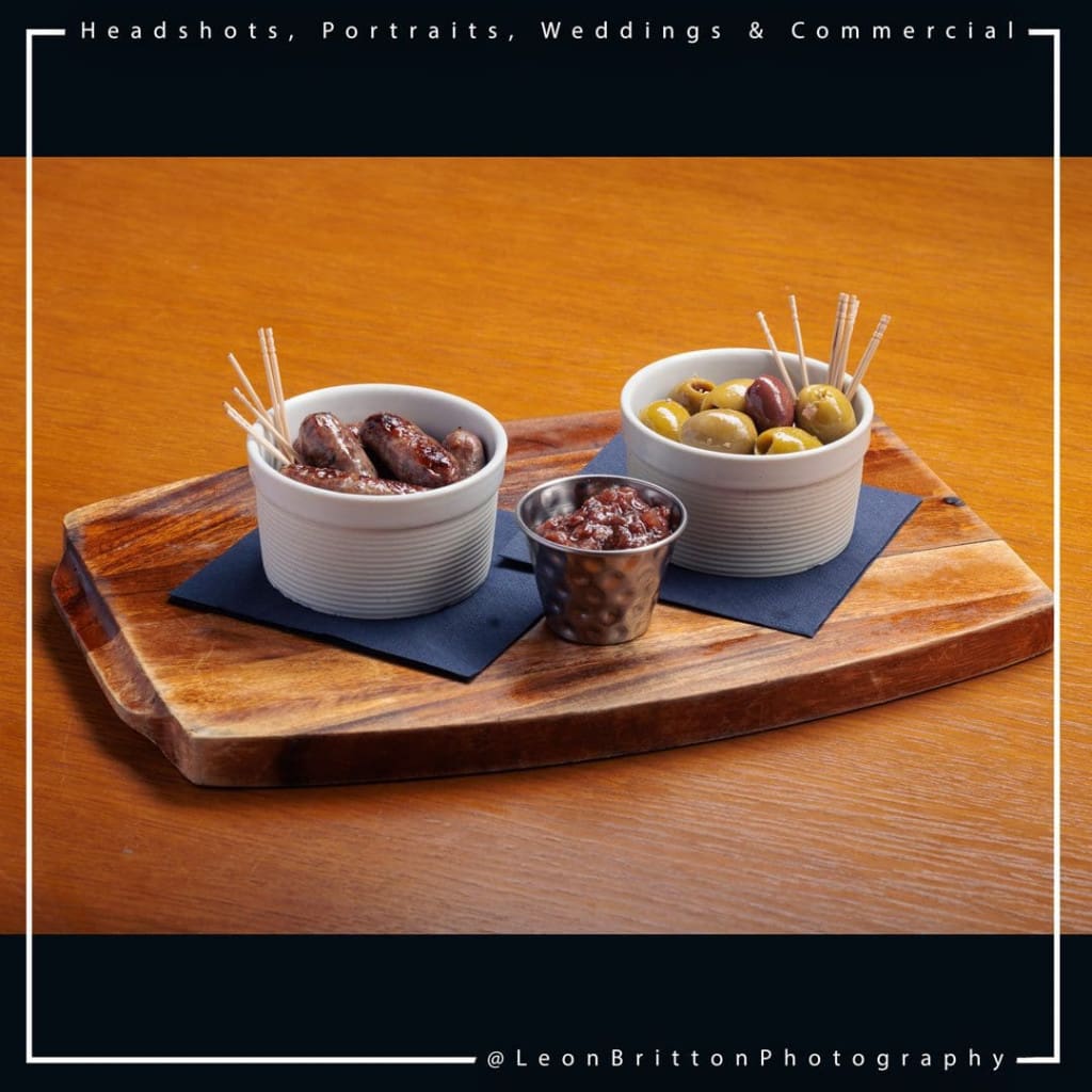 food photography for menu and business