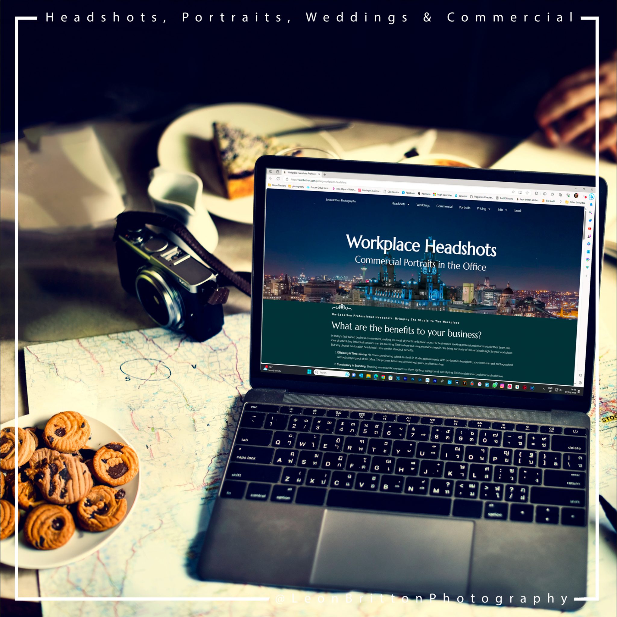 booking your commercial headshots in the workplace